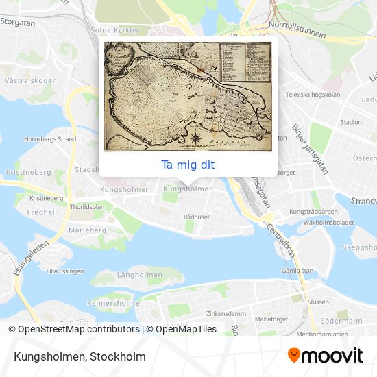 Kungsholmen karta