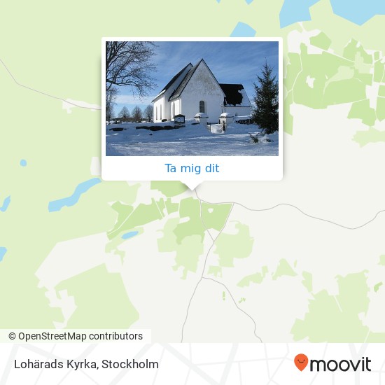 Lohärads Kyrka karta