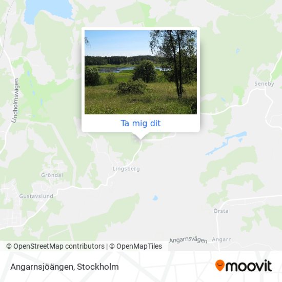 Angarnsjöängen karta