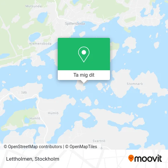 Lettholmen karta