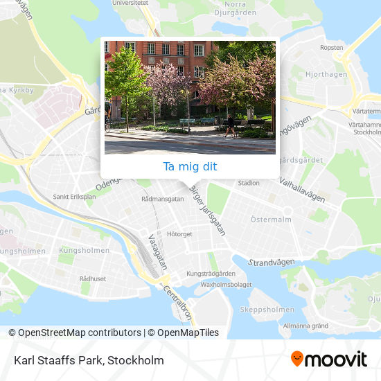 Karl Staaffs Park karta