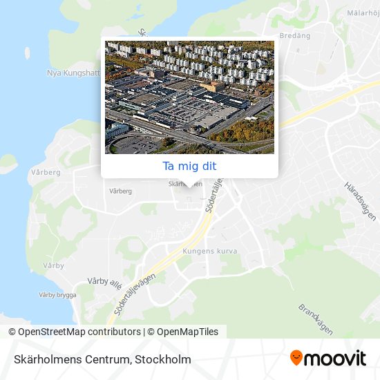 Skärholmens Centrum karta