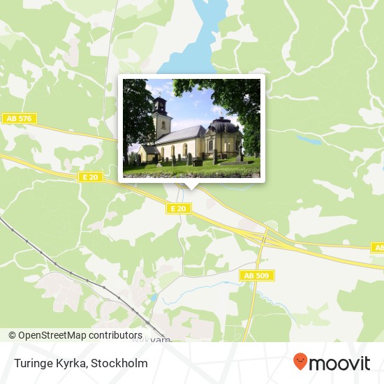 Turinge Kyrka karta