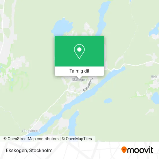 Ekskogen karta