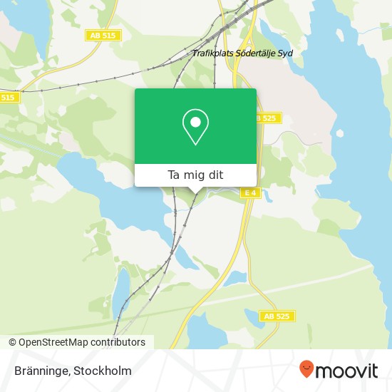 Bränninge karta