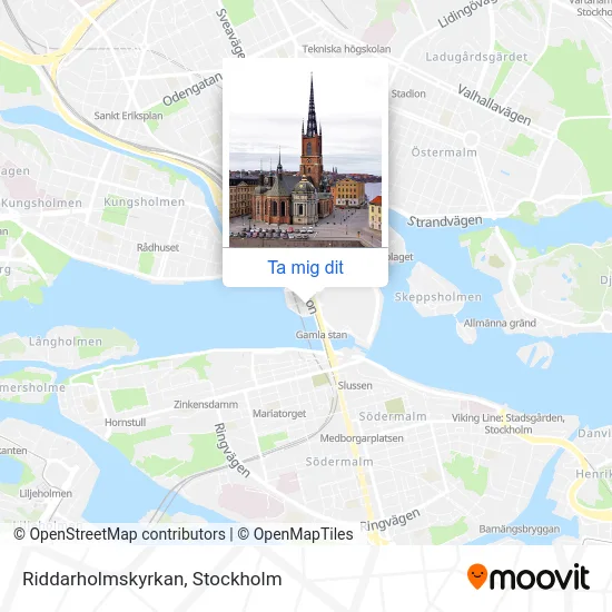 Riddarholmskyrkan karta