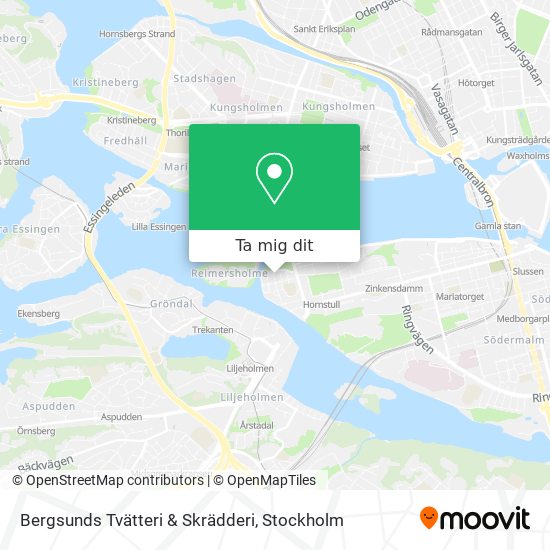 Bergsunds Tvätteri & Skrädderi karta
