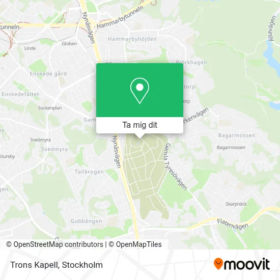 Trons Kapell karta