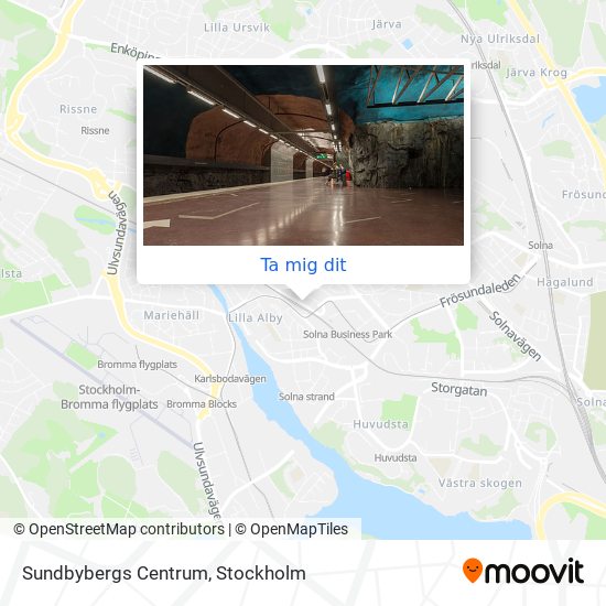 Sundbybergs Centrum karta