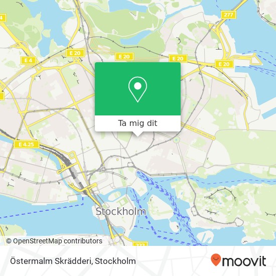 Östermalm Skrädderi karta