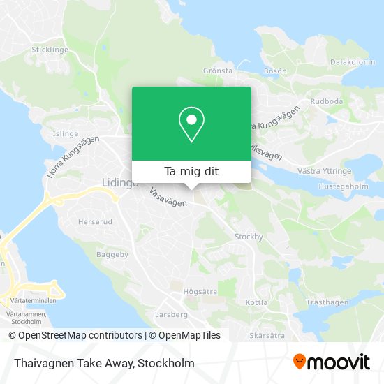 Thaivagnen Take Away karta