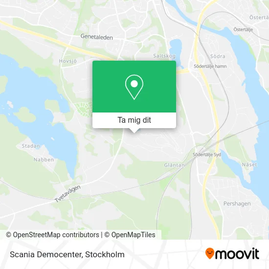 Scania Democenter karta