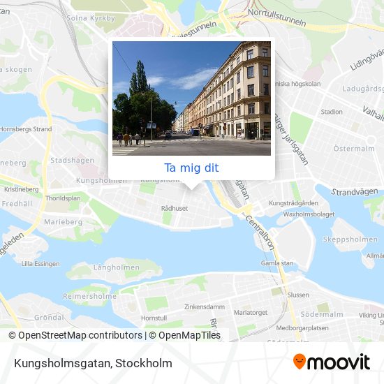Kungsholmsgatan karta