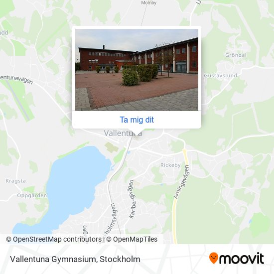 Vallentuna Gymnasium karta