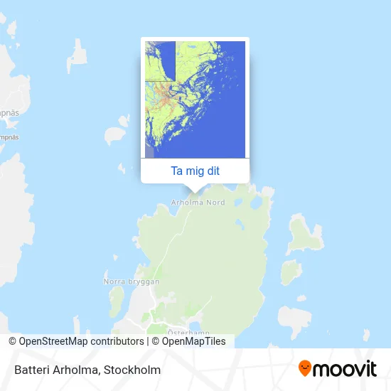 Batteri Arholma karta