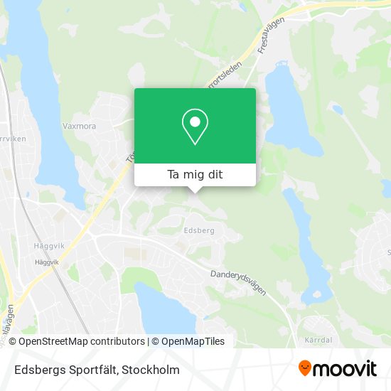 Edsbergs Sportfält karta