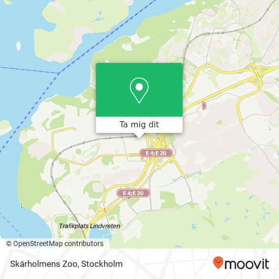 Skärholmens Zoo karta