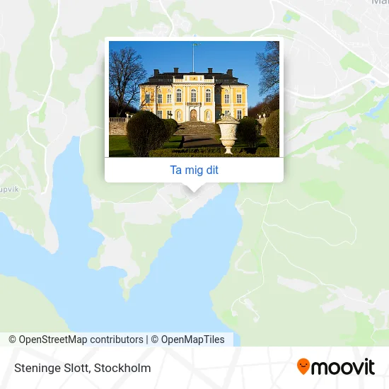 Steninge Slott karta