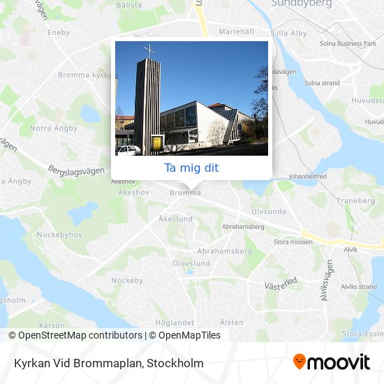 Kyrkan Vid Brommaplan karta