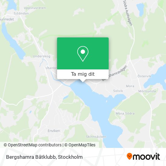 Bergshamra Båtklubb karta