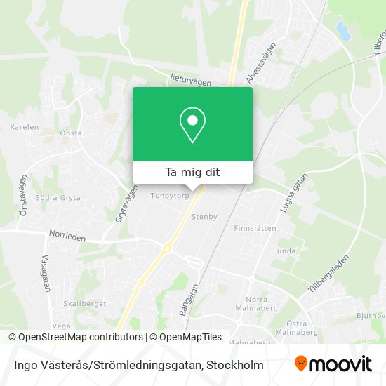 Ingo Västerås / Strömledningsgatan karta