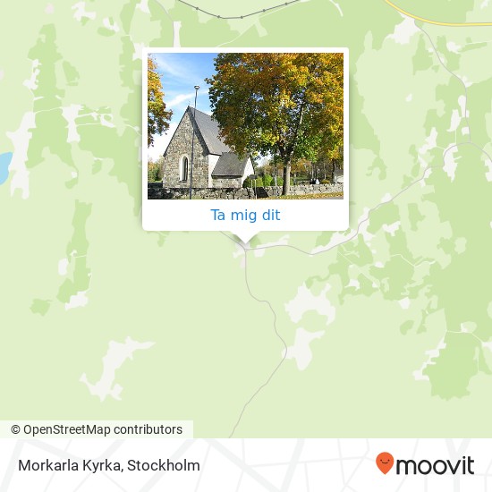 Morkarla Kyrka karta