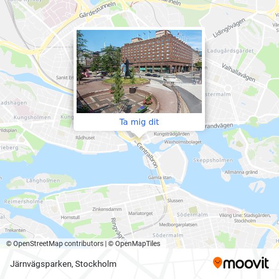 Järnvägsparken karta