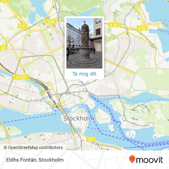 Eldhs Fontän karta
