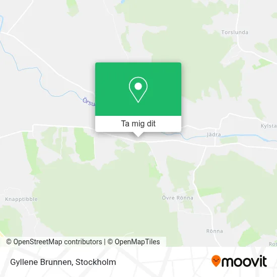 Gyllene Brunnen karta