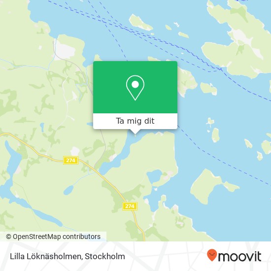 Lilla Löknäsholmen karta