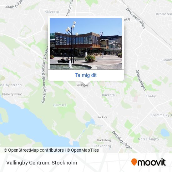 Vällingby Centrum karta