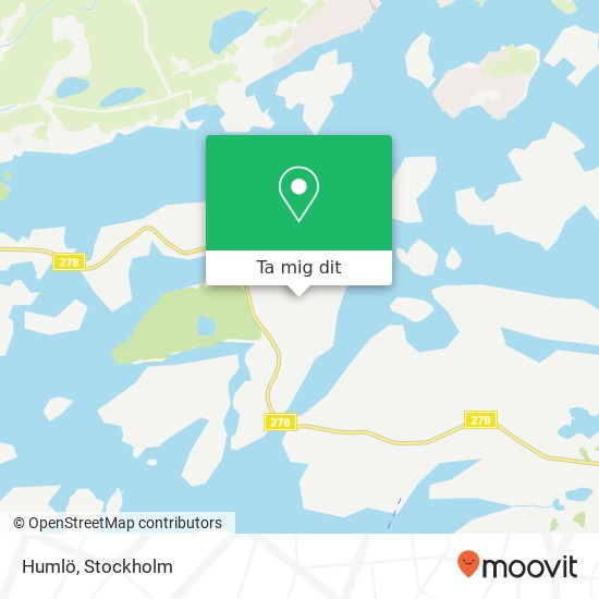 Humlö karta