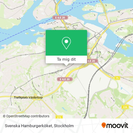 Svenska Hamburgerköket karta