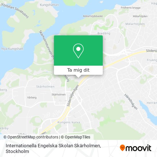 Internationella Engelska Skolan Skärholmen karta