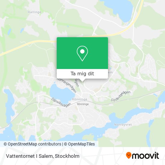 Vattentornet I Salem karta
