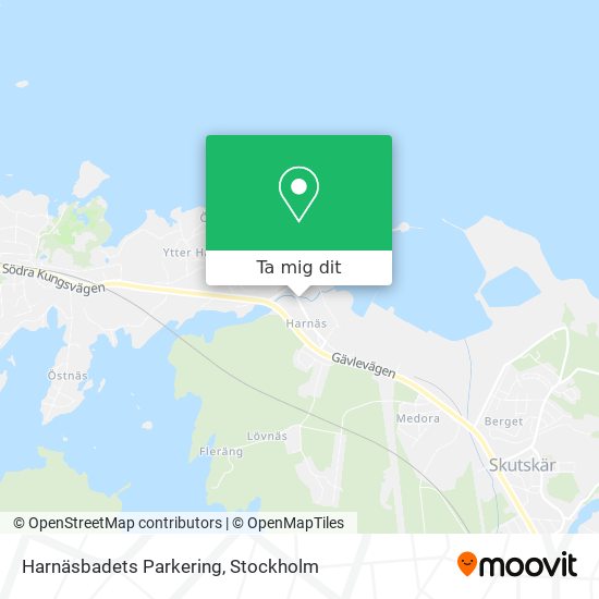 Harnäsbadets Parkering karta