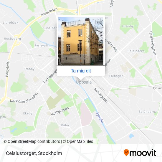 Celsiustorget karta
