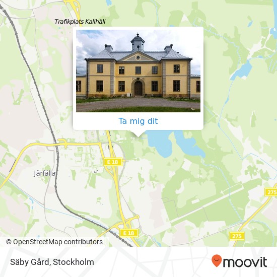 Säby Gård karta