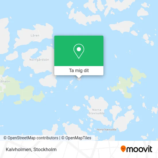 Kalvholmen karta