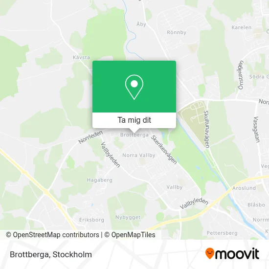 Brottberga karta