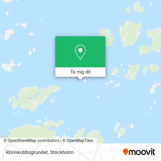 Rönnkobbsgrundet karta