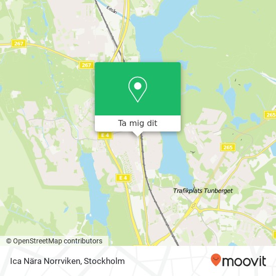 Ica Nära Norrviken karta