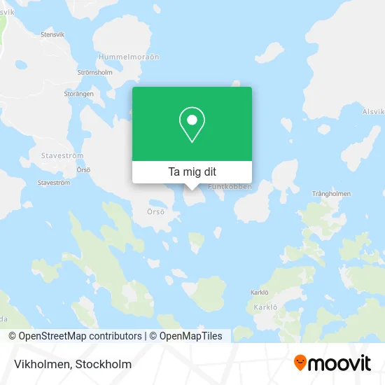 Vikholmen karta