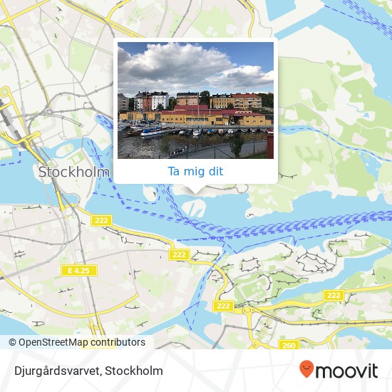 Djurgårdsvarvet karta