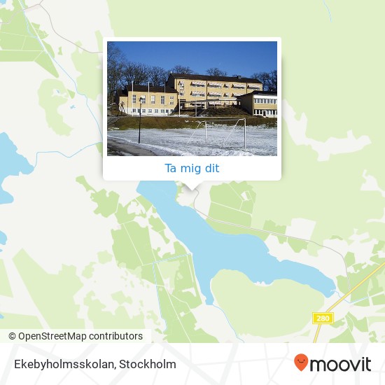 Ekebyholmsskolan karta