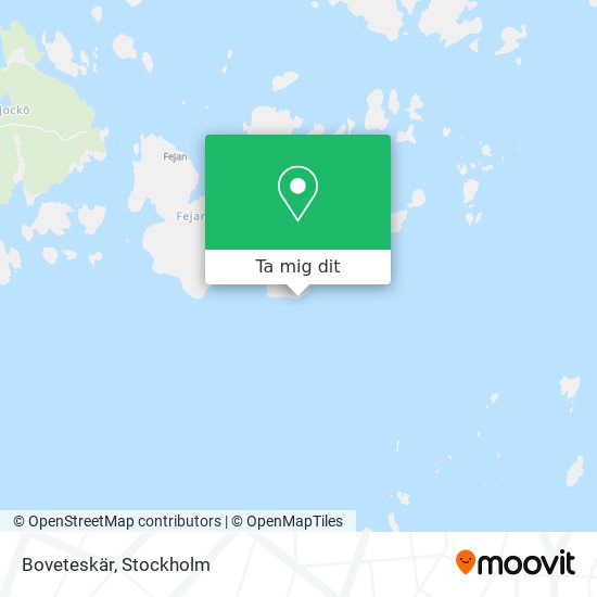 Boveteskär karta