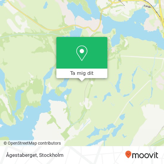 Ågestaberget karta