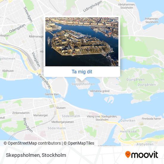 Skeppsholmen karta