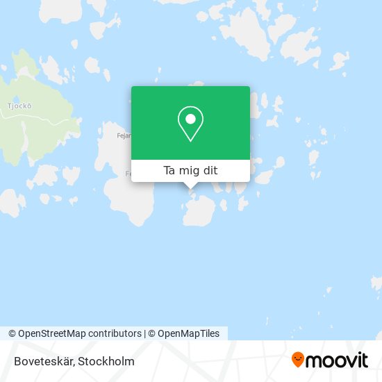 Boveteskär karta