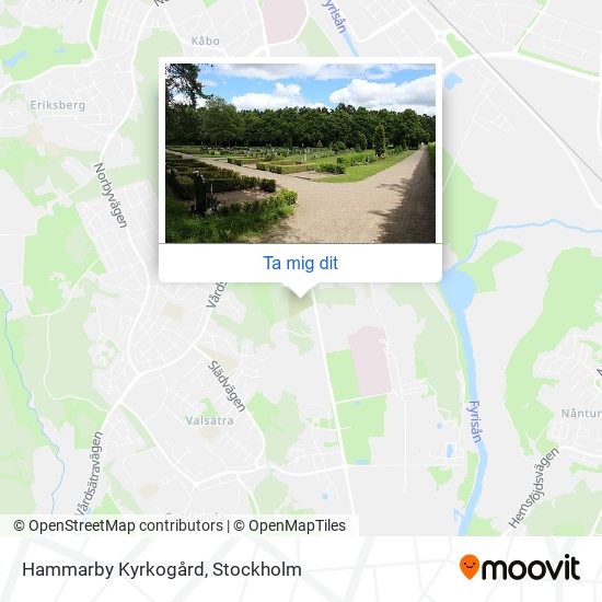 Hammarby Kyrkogård karta